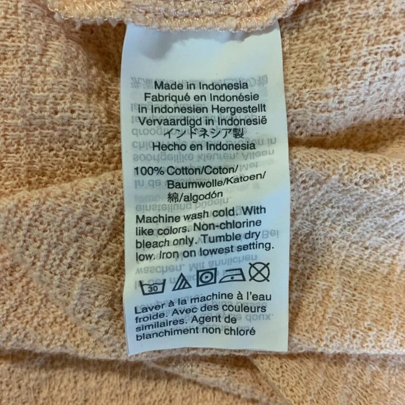 Madewell Texture &‎ Thread Women's Flutter Sleeve Cotton Top Size S - Picture 8 of 12